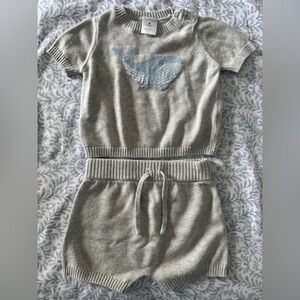 Nordstrom Whale Matching Set 6 mo